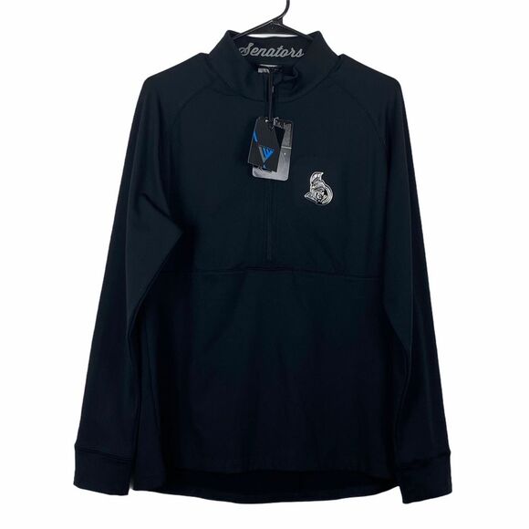 Women’ Ottawa Senators NHL‎ Licensed 1/2 Zip Stretch Fabric Pullover XL 0236 - Picture 3 of 11